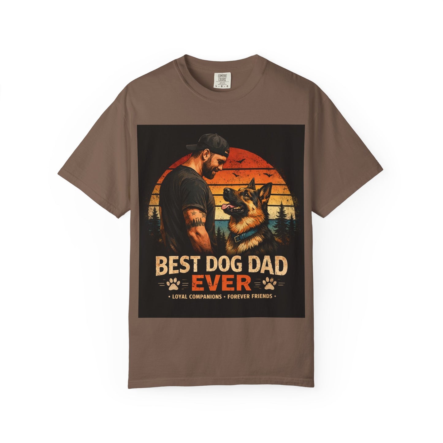 Best Dog Dad Ever German Shepherd T-Shirt | Dog Dad Shirt | Gift for German Shepherd Owners