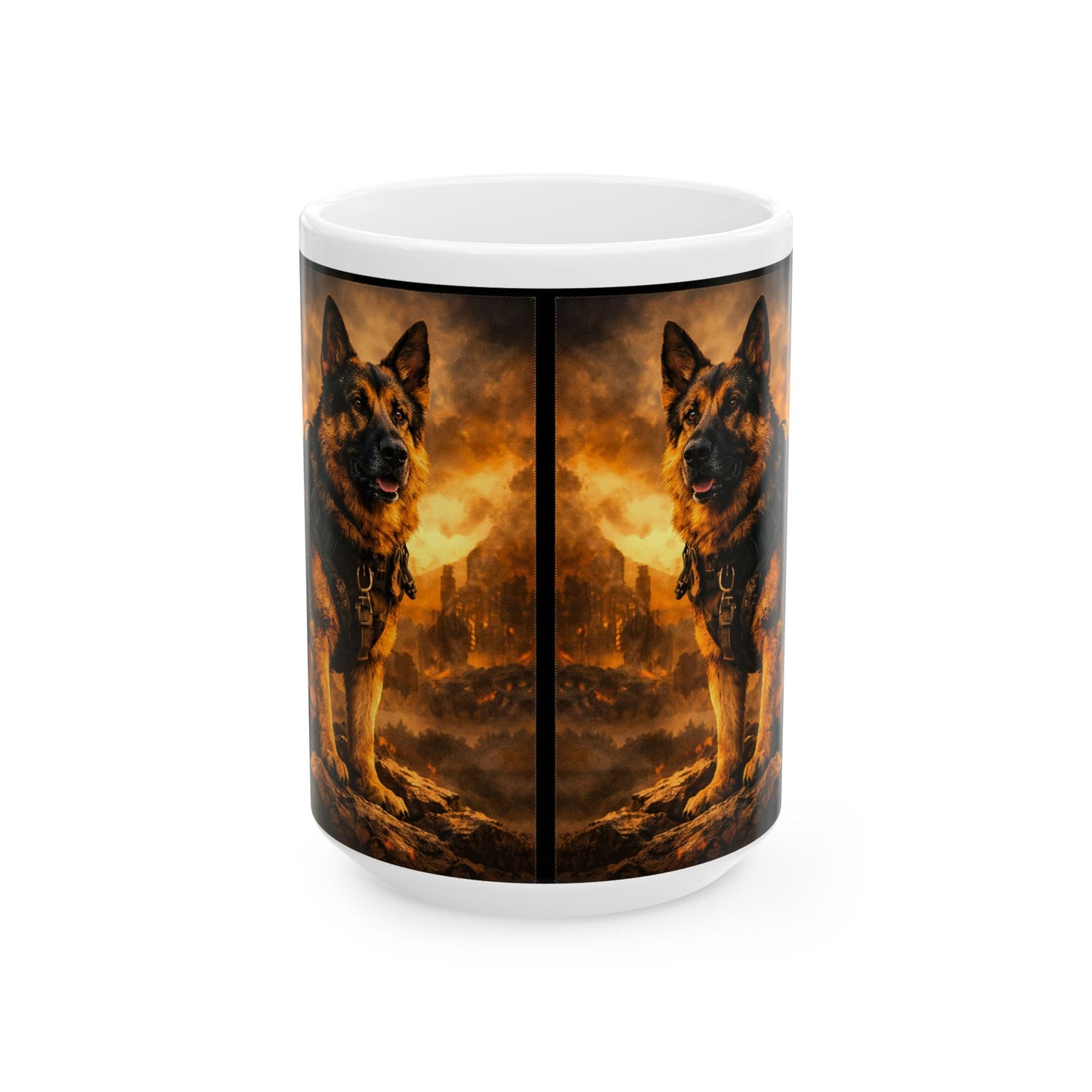 Military K9 German Shepherd Mug | Ceramic Coffee Tea Cup