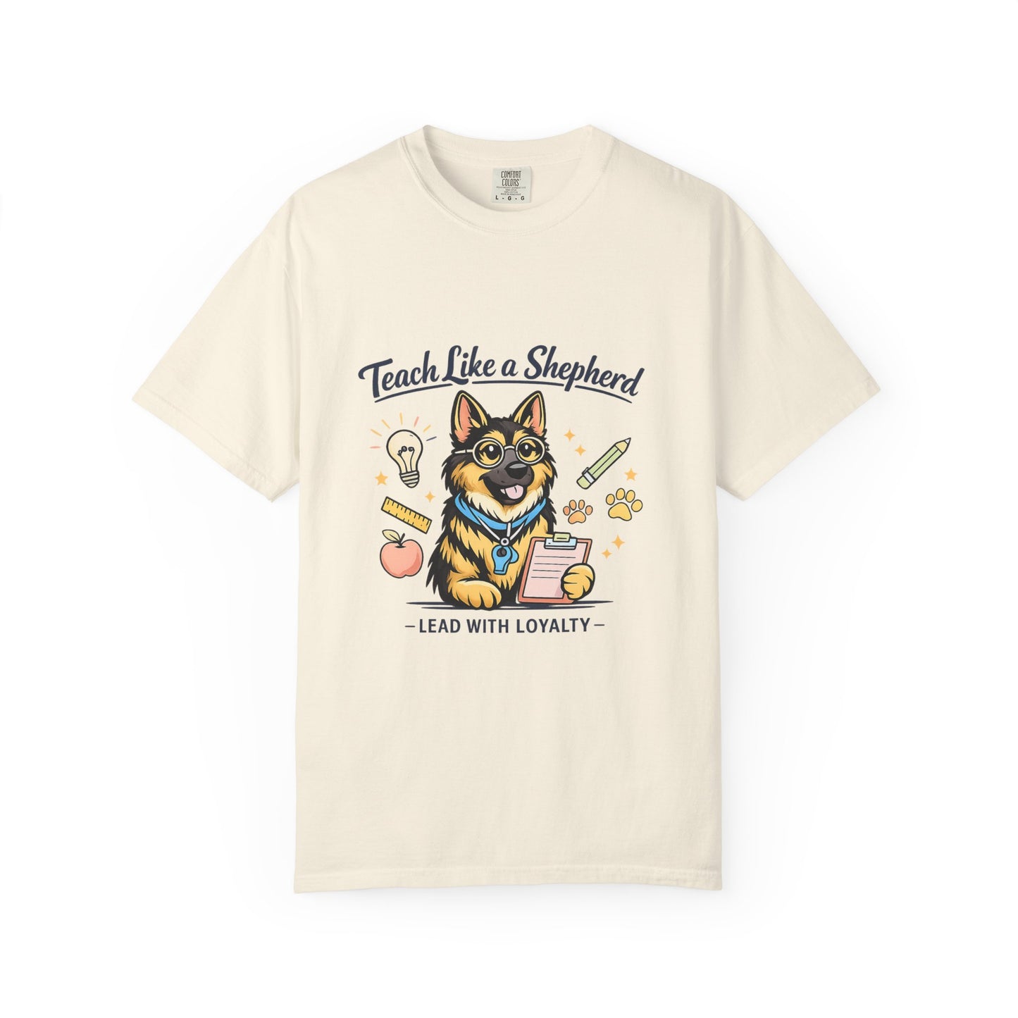 Teacher Life German Shepherd T‑Shirt – Funny Back to School Dog Lover Tee | Classroom Educator Gift | Bella Canvas 3001