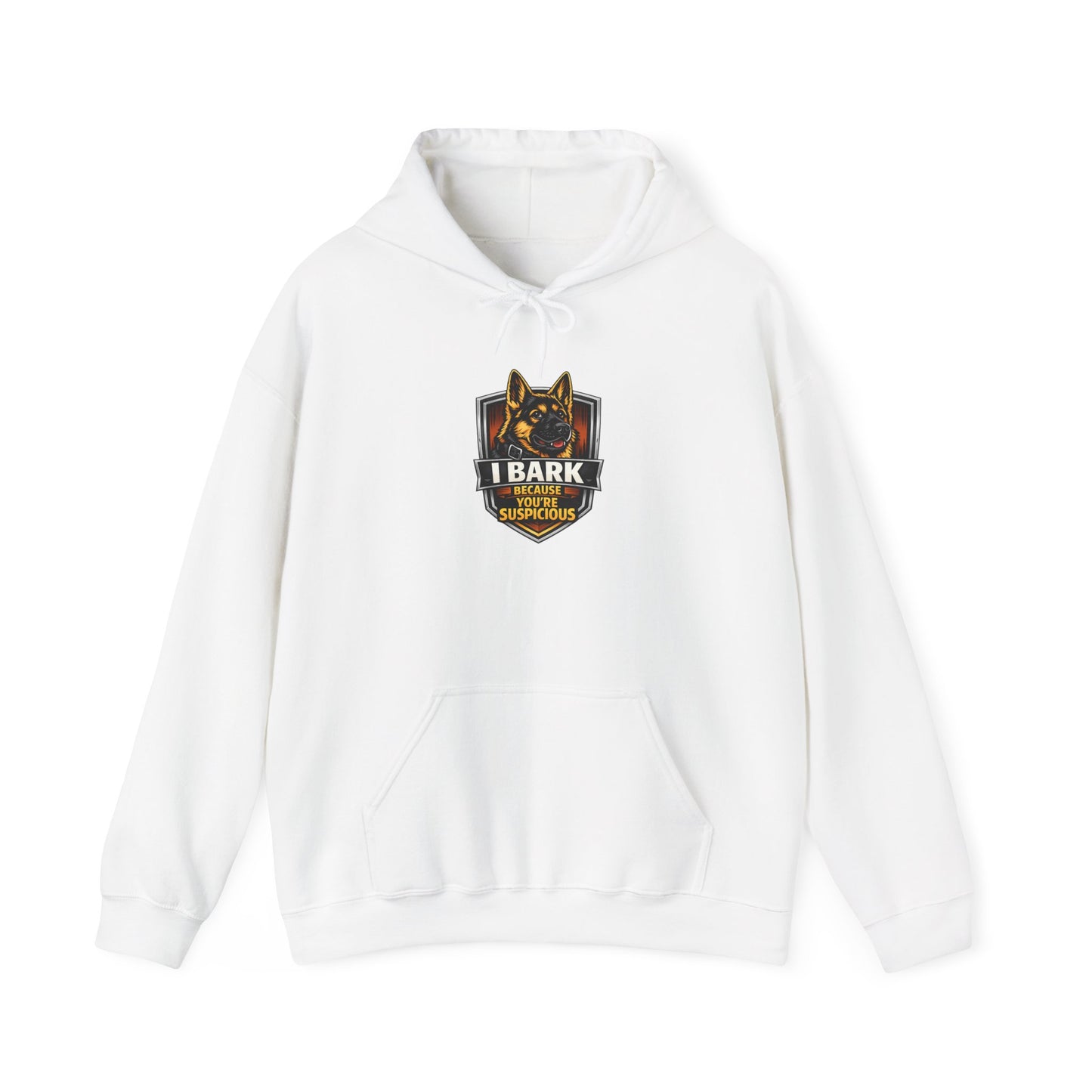 German Shepherd 'I Bark For My K9' Hoodie — Police K9 Dog Lover Sweatshirt