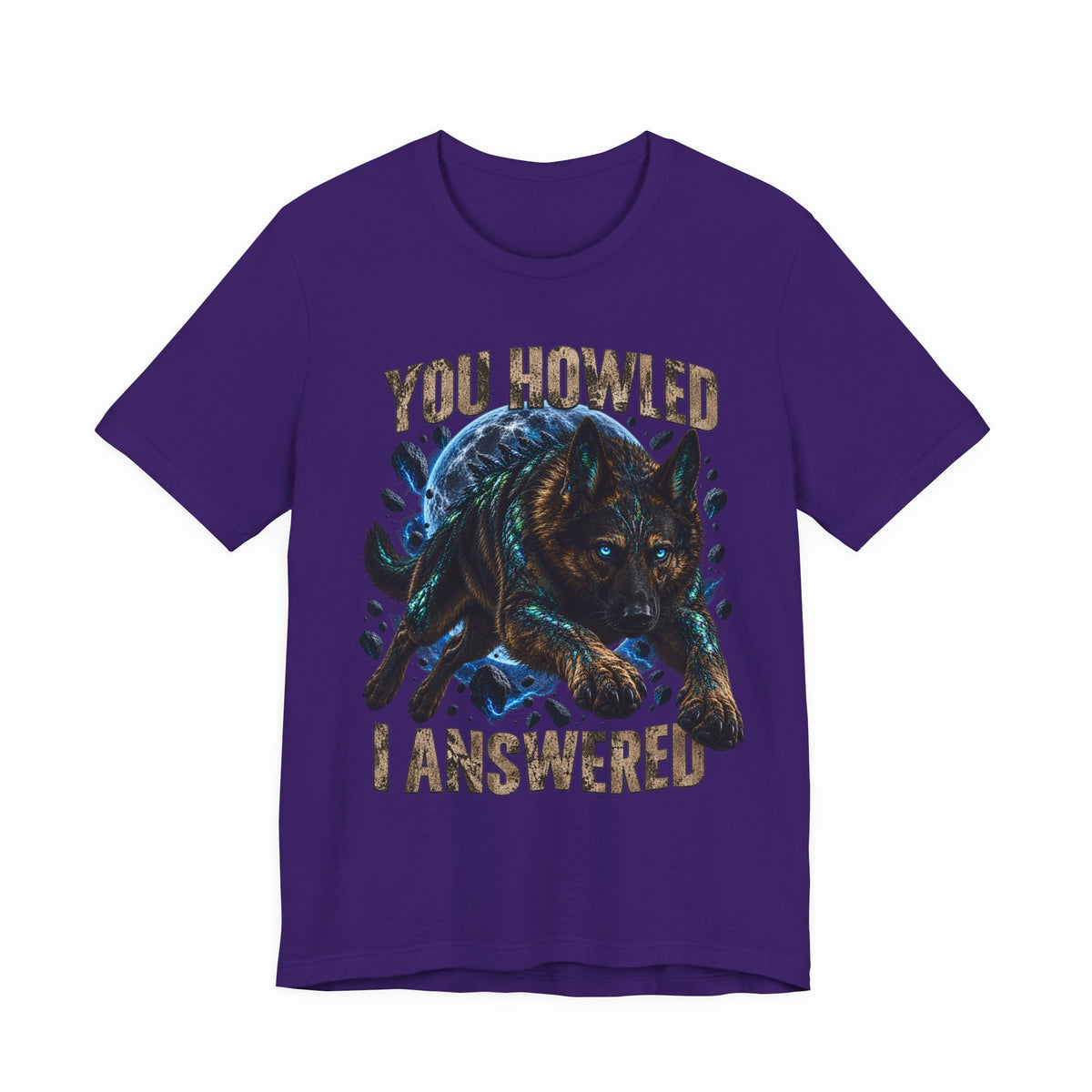 German Shepherd Alien Halloween Shirt, You Howled I Answered Tee
