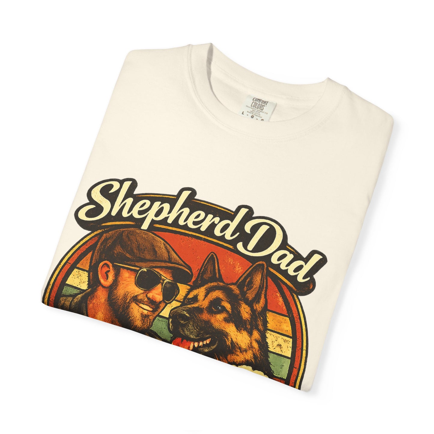 Shepherd Dad graphic T-Shirt | German Shepherd owner tee, dog lover shirt