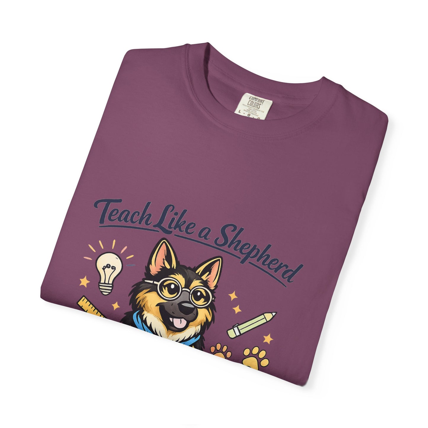 Teacher Life German Shepherd T‑Shirt – Funny Back to School Dog Lover Tee | Classroom Educator Gift | Bella Canvas 3001
