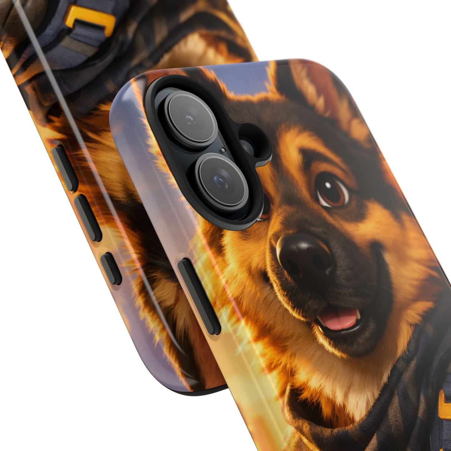 German Shepherd Tactical Hero Phone Case – Tough Protective Cover for iPhone & Samsung