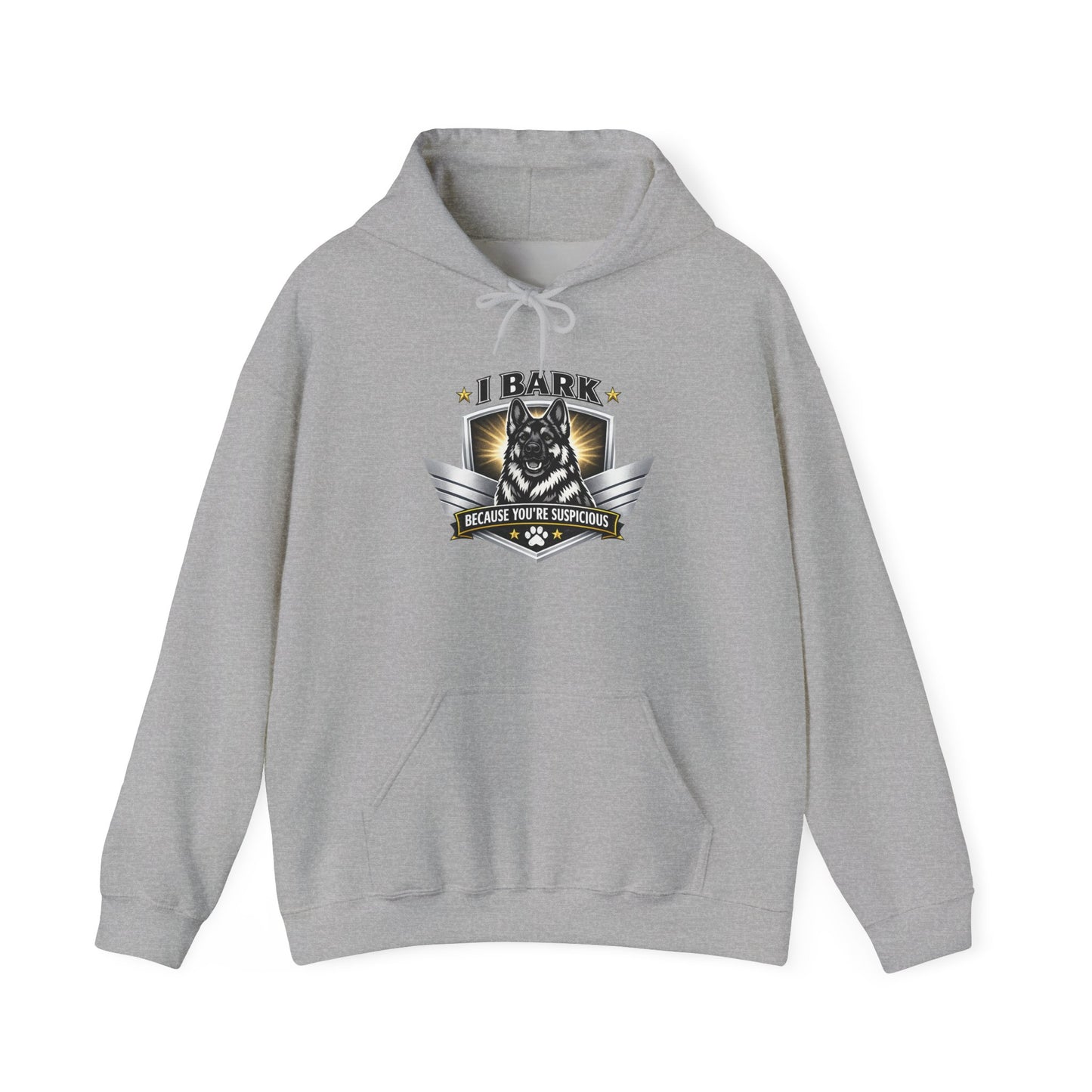 Dog Dad Hoodie - "I Bark Because You Snore" Graphic Pullover for Pet Lovers
