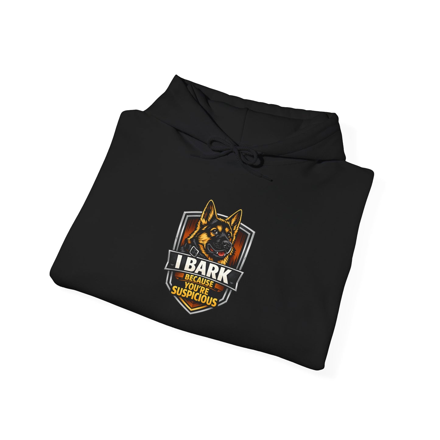 German Shepherd 'I Bark For My K9' Hoodie — Police K9 Dog Lover Sweatshirt