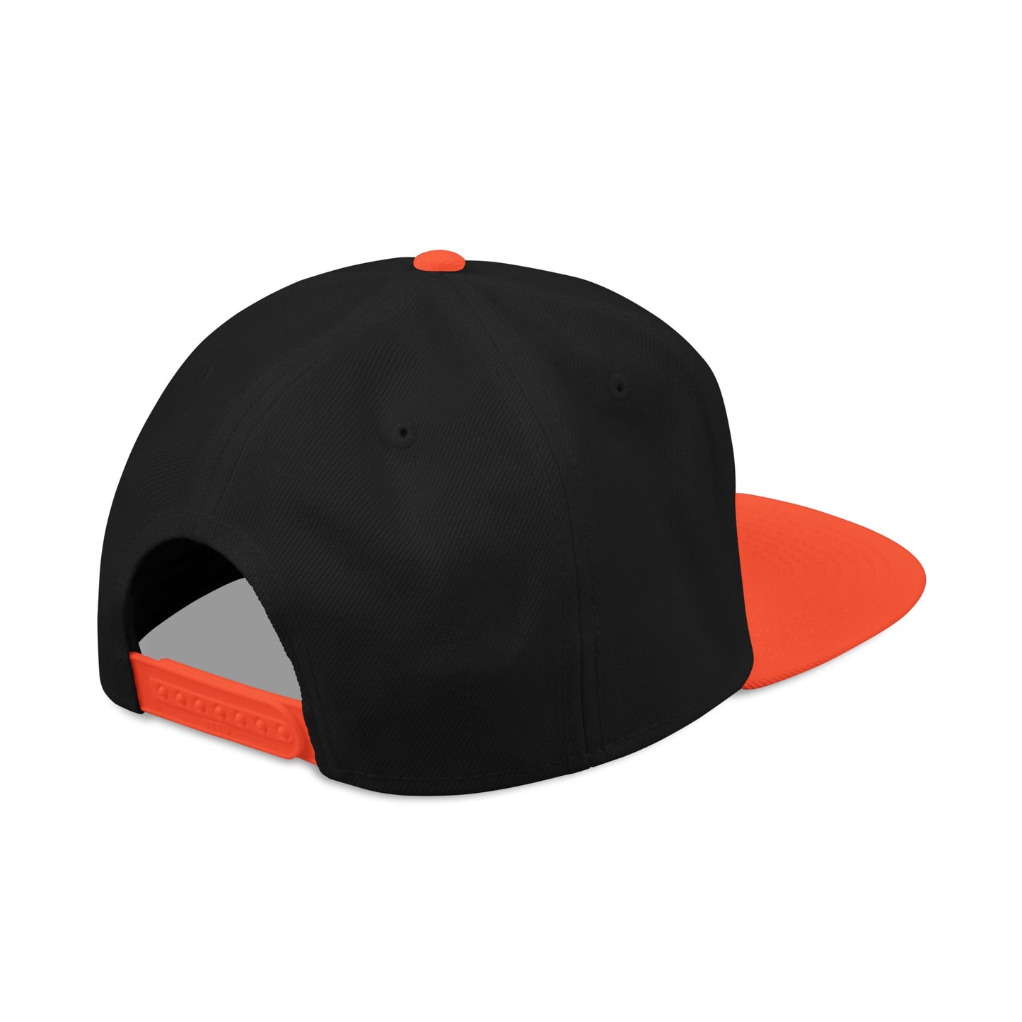 Embroidered Crown Skull Snapback Hat — Streetwear Baseball Cap with Gold Accent