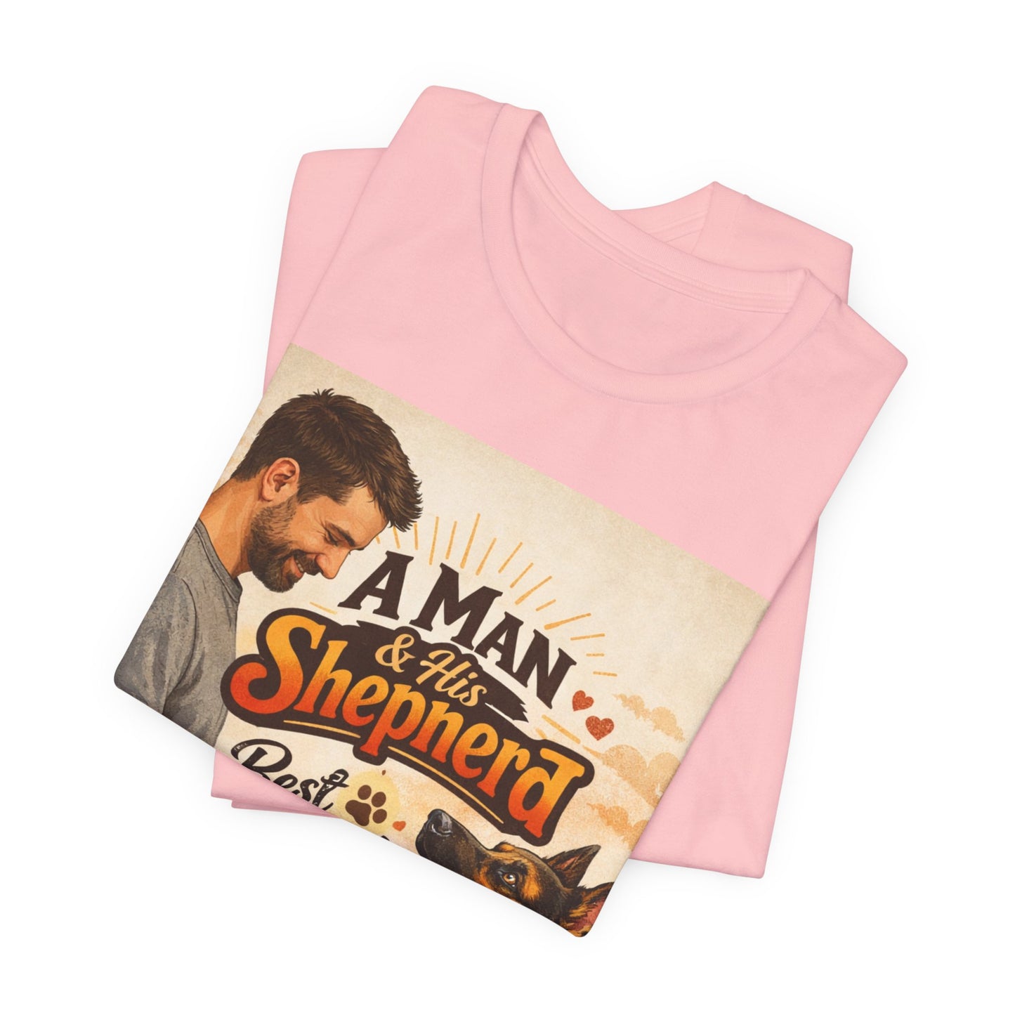 A Man & His Shepherd Best Friends For Life T‑Shirt — German Shepherd Dog Shirt