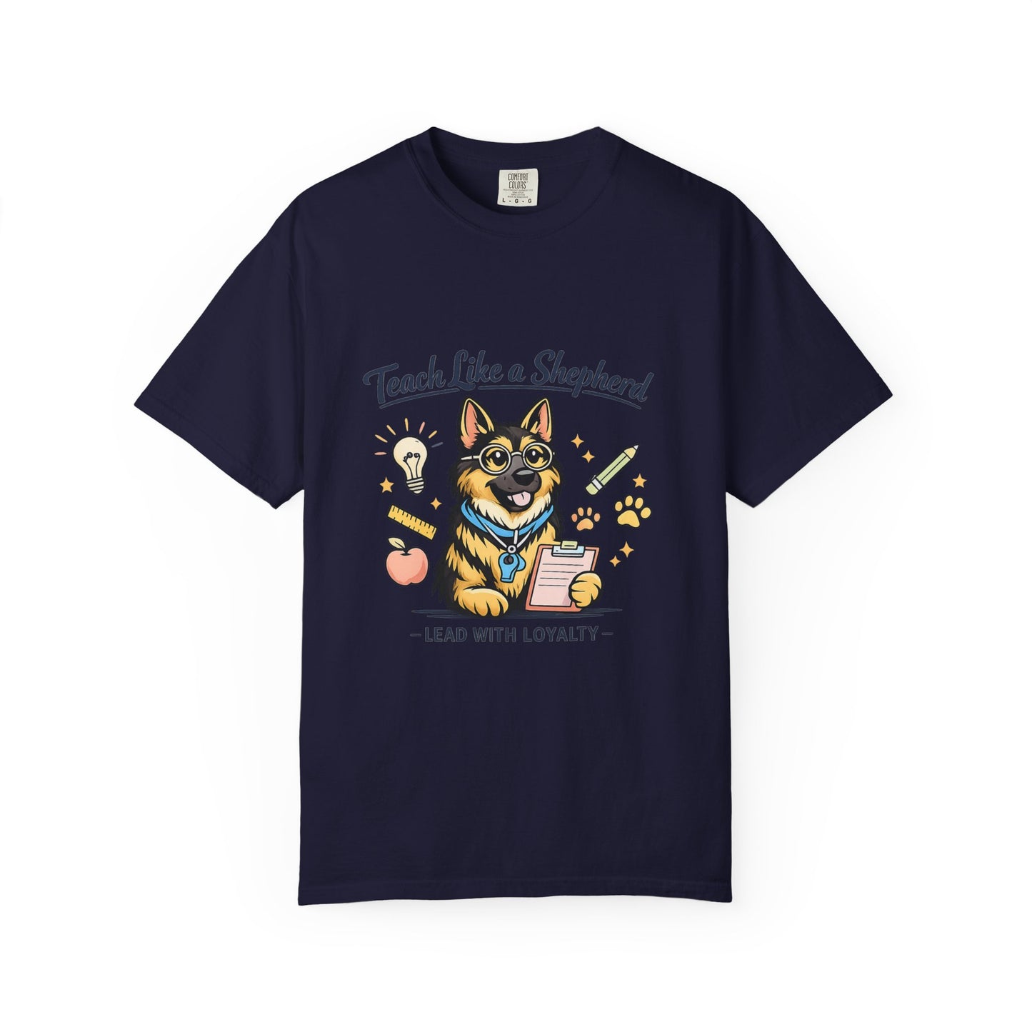 Teacher Life German Shepherd T‑Shirt – Funny Back to School Dog Lover Tee | Classroom Educator Gift | Bella Canvas 3001