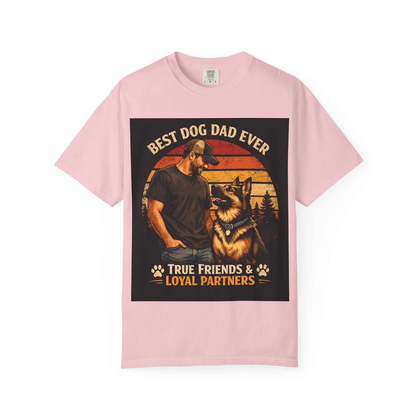 Best Dog Dad Ever T-shirt | True Friends & Loyal Partners graphic tee