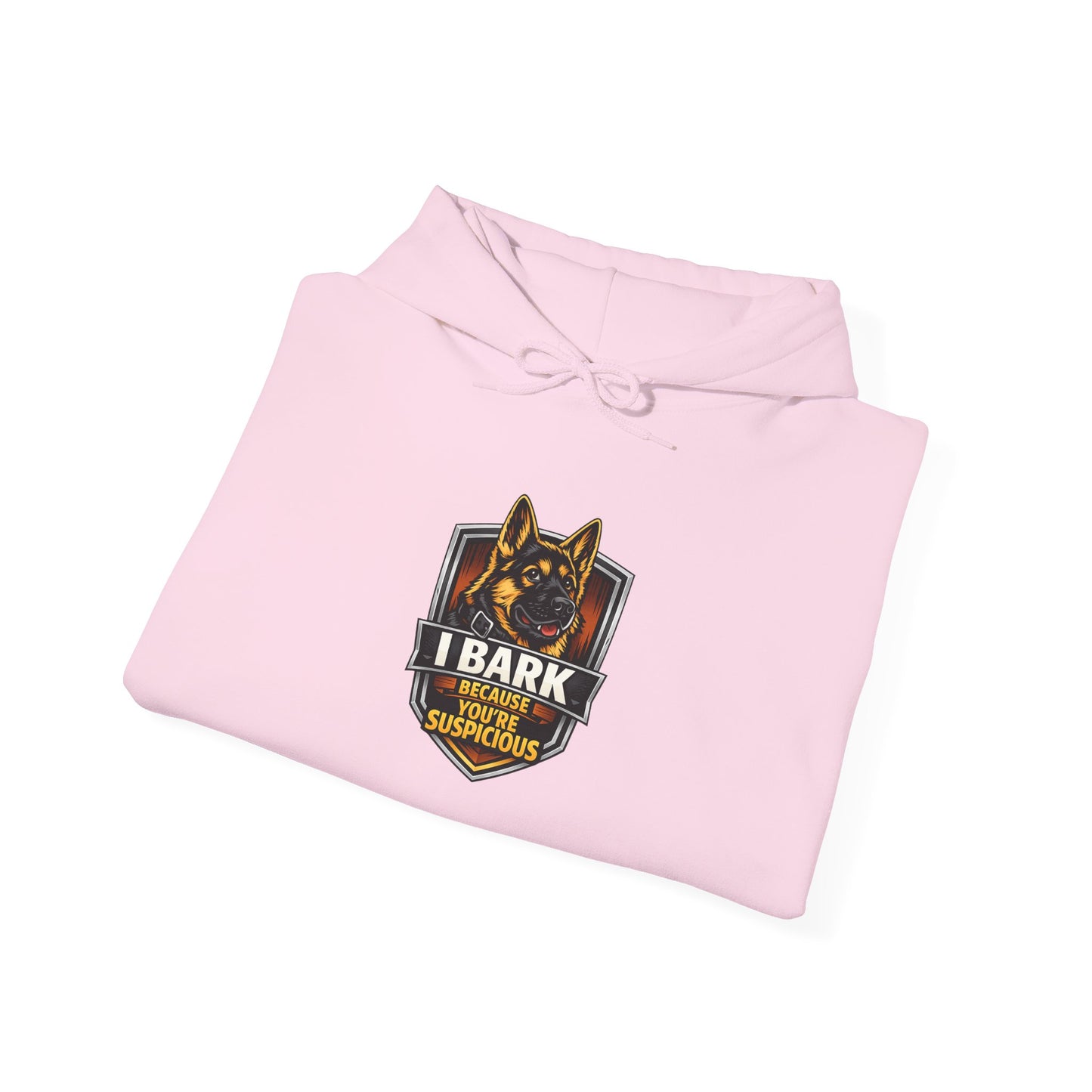 German Shepherd 'I Bark For My K9' Hoodie — Police K9 Dog Lover Sweatshirt