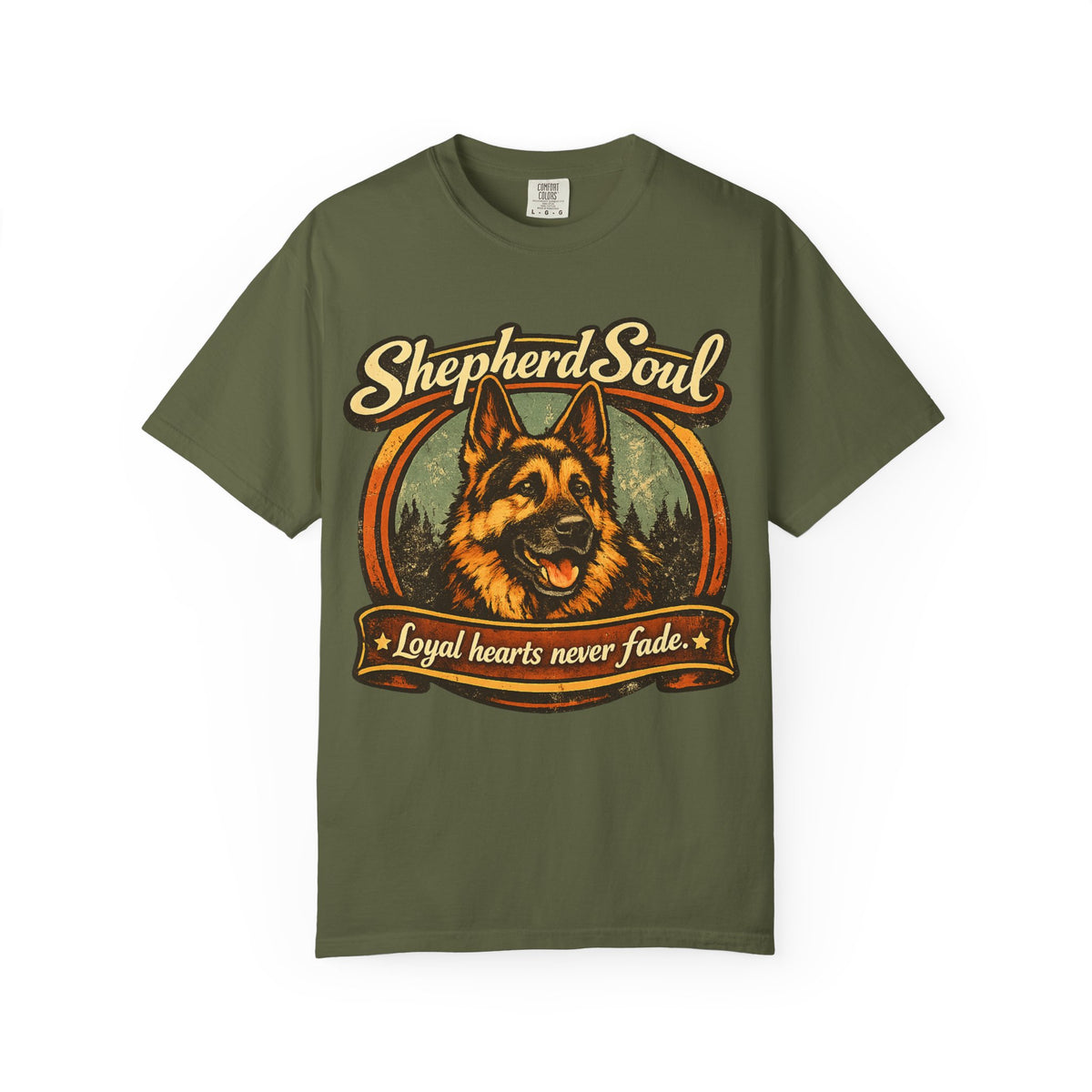 Shepherd Soul T-Shirt | Loyal Hearts Never Fade German Shepherd Shirt