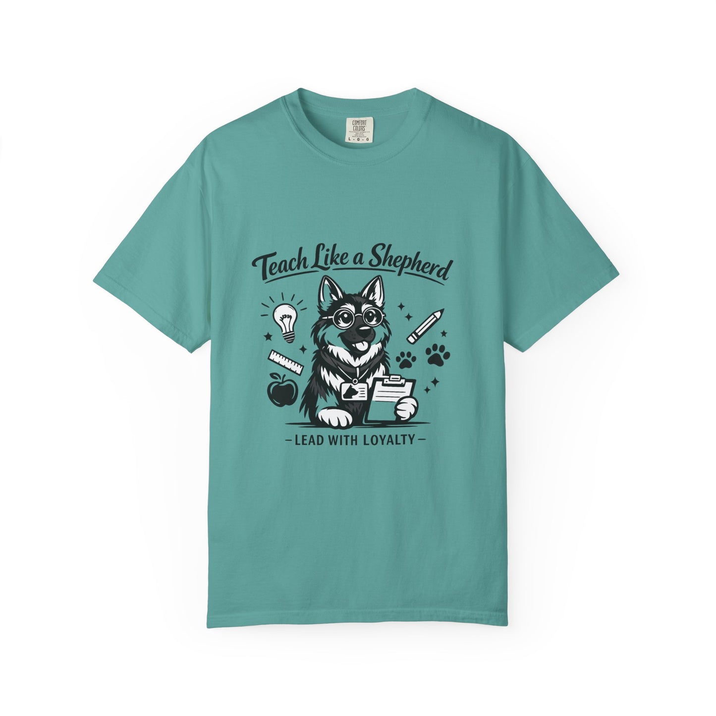 Teacher Life German Shepherd T‑Shirt – Funny Back to School Dog Lover Tee | Classroom Outfit | Gildan 64000