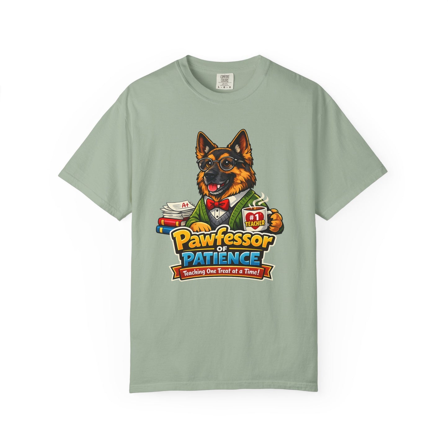 Pawfessor of Patience T-Shirt | German Shepherd Teacher Design