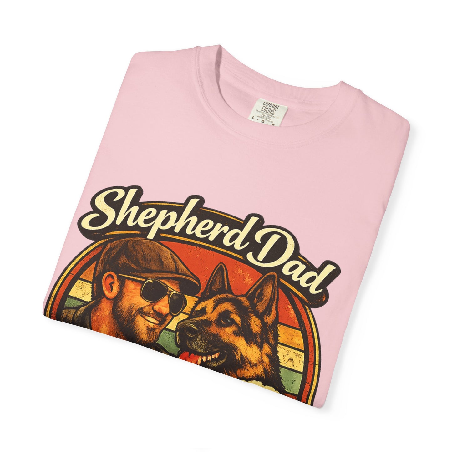 Shepherd Dad graphic T-Shirt | German Shepherd owner tee, dog lover shirt