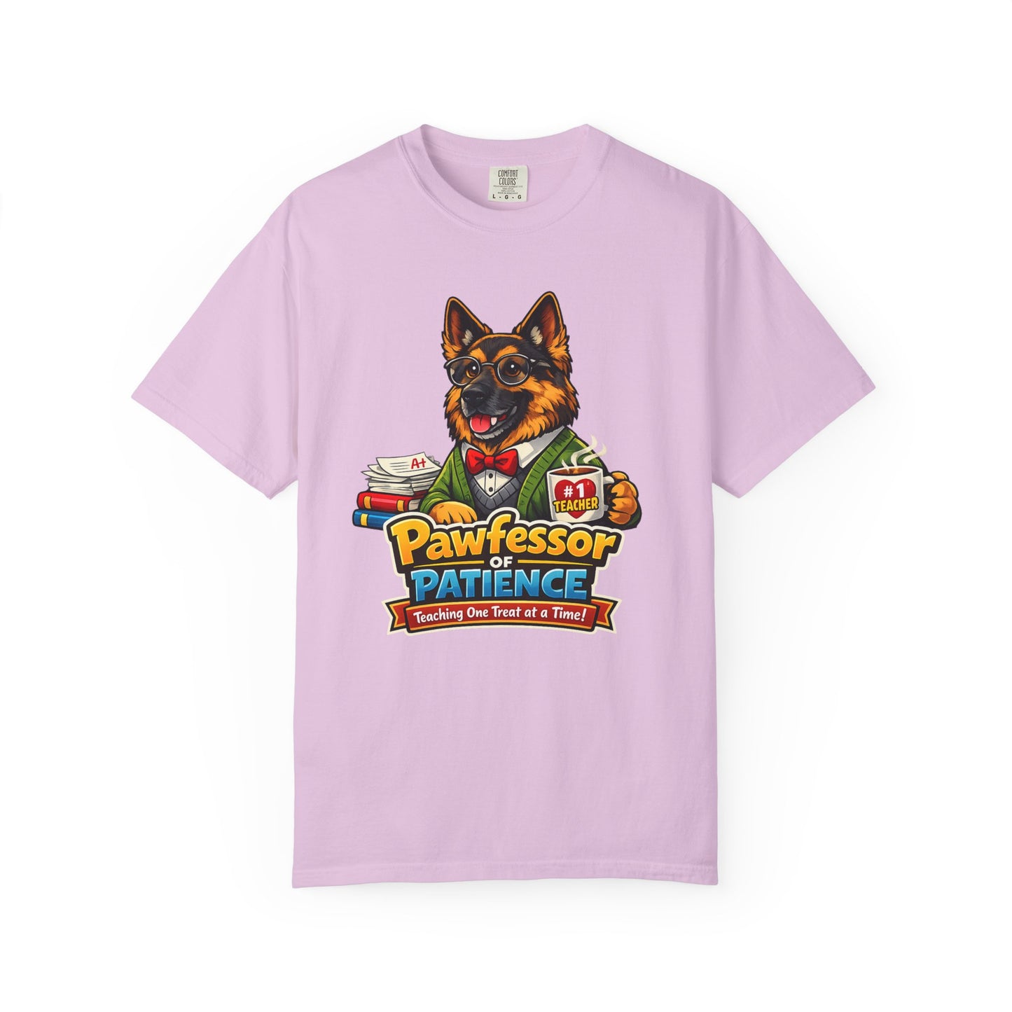 Pawfessor of Patience T-Shirt | German Shepherd Teacher Design