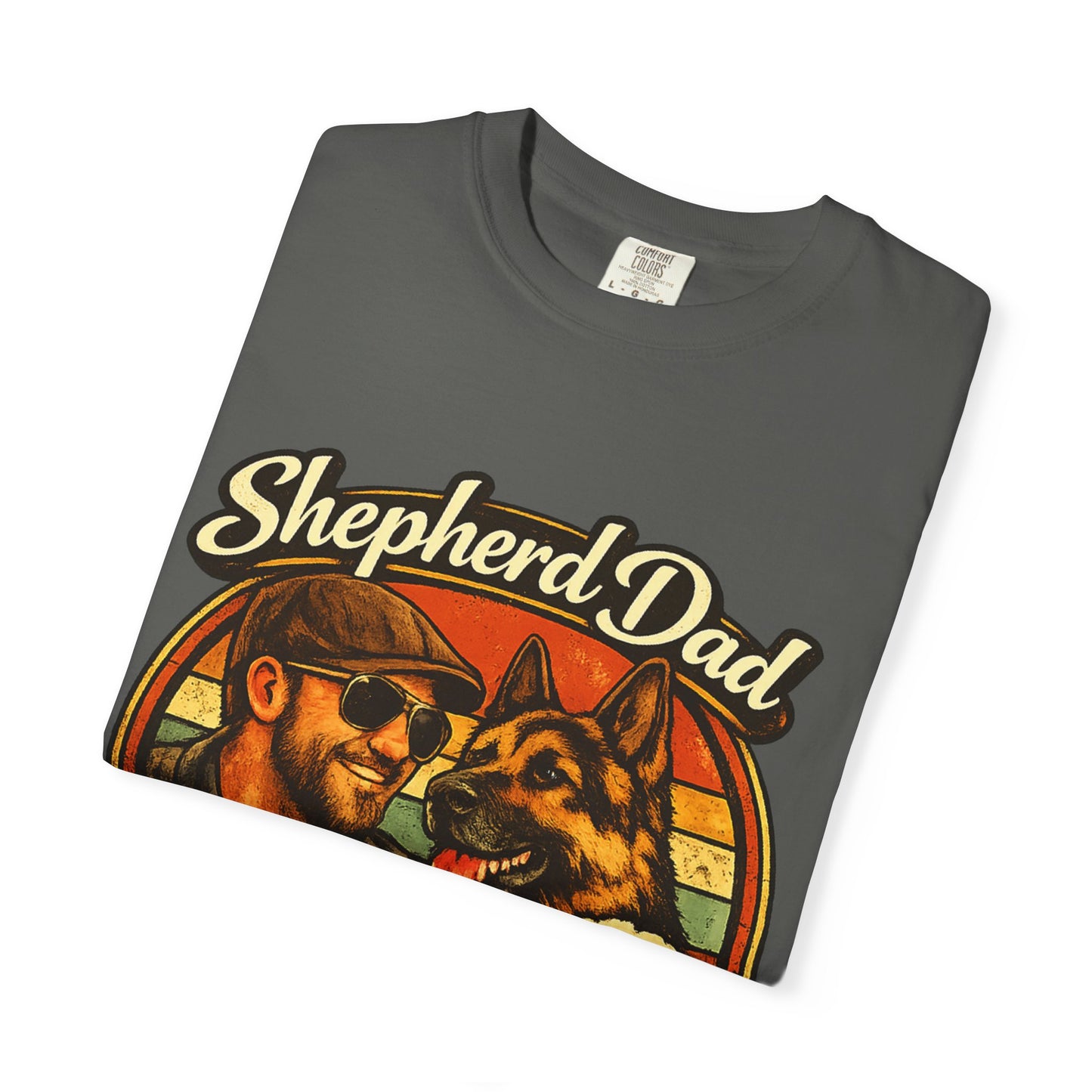 Shepherd Dad graphic T-Shirt | German Shepherd owner tee, dog lover shirt