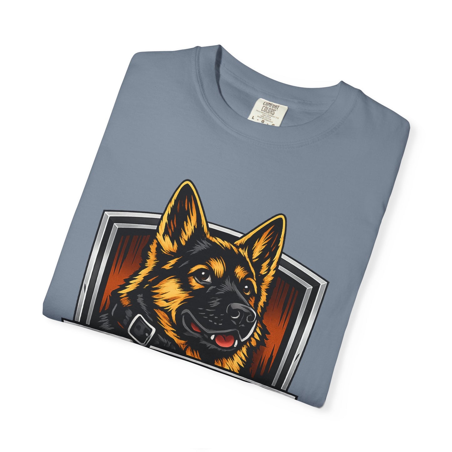 Dog Lover T‑Shirt — “I Bark Because You’re Suspicious” German Shepherd Tee