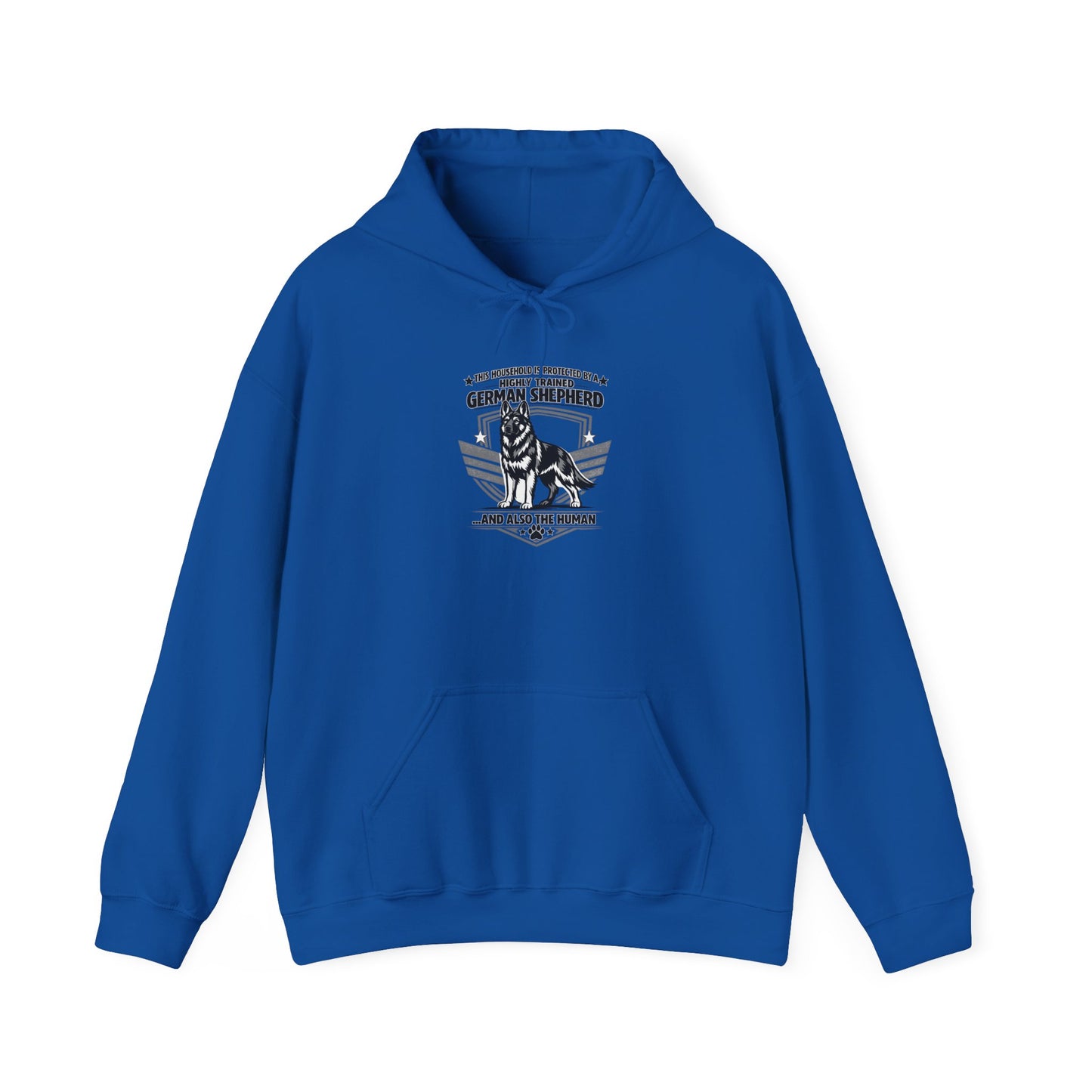 German Shepherd Hoodie – 'Loyal to the End' Vintage Dog Lover Sweatshirt