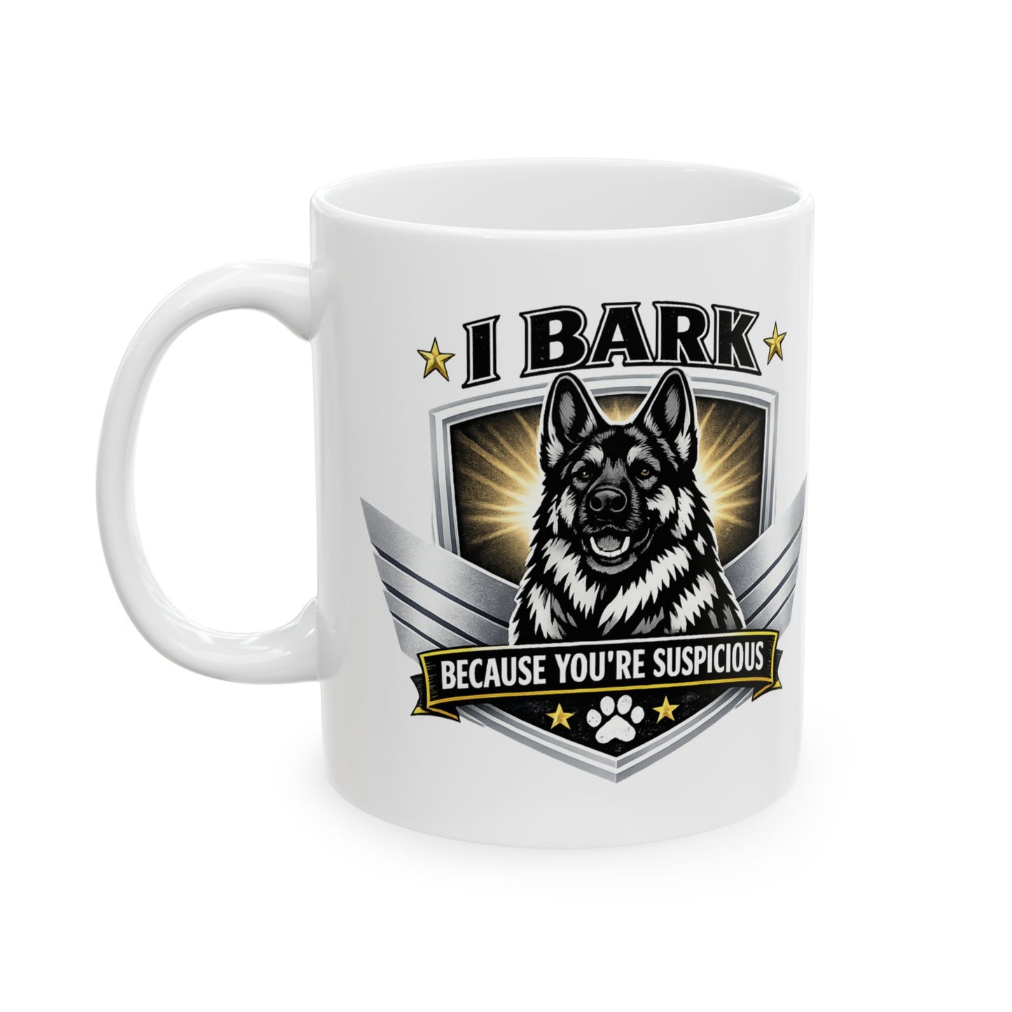 Veteran Ceramic Mug - "I Bear Arms Because I Care" Patriotic Military Coffee Cup