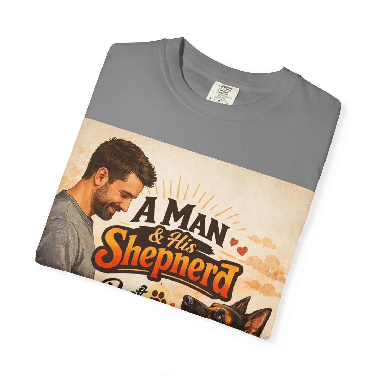 A Man & His Shepherd Best Friends for Life T‑Shirt — German Shepherd Dog Lover Tee