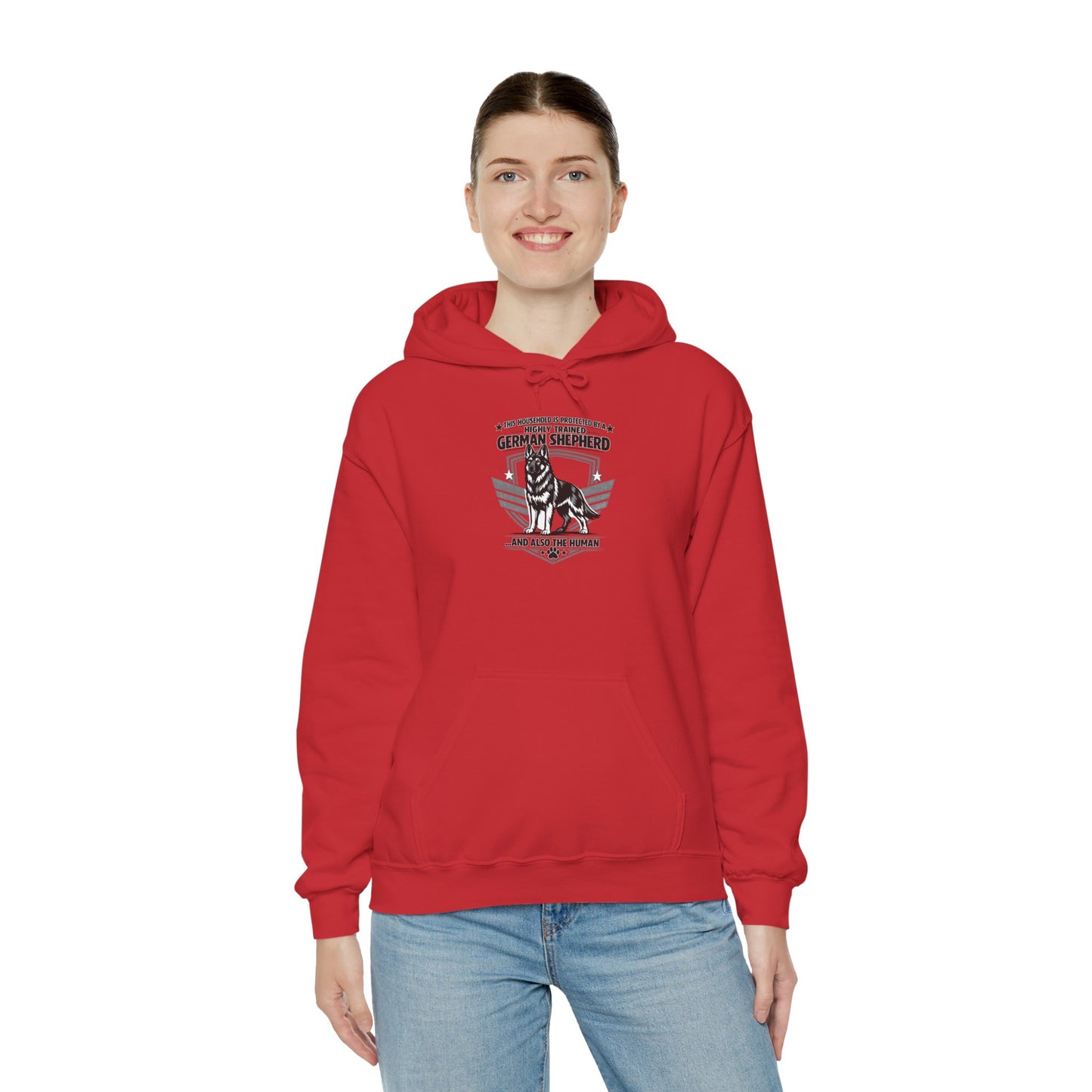 German Shepherd Hoodie – 'Loyal to the End' Vintage Dog Lover Sweatshirt