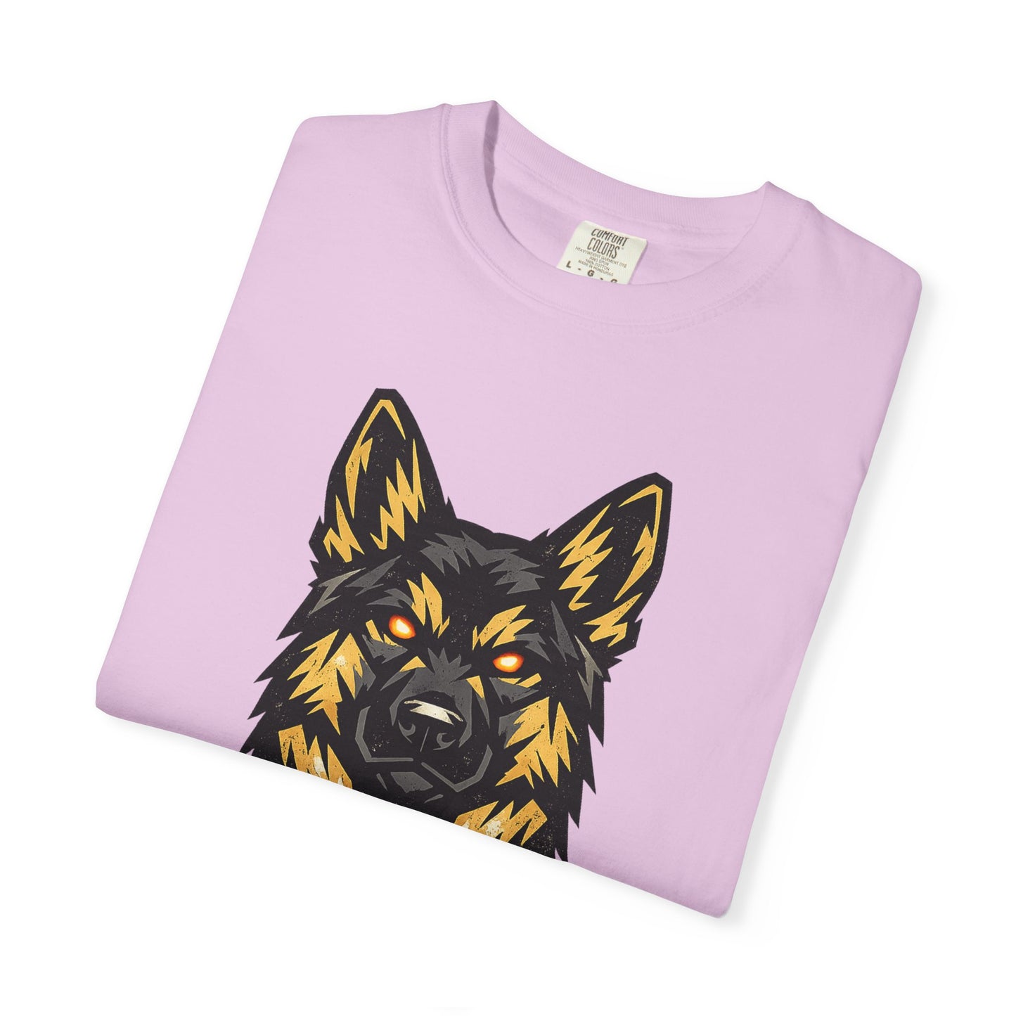 Alpha Energy German Shepherd Head T‑Shirt – Athletic Logo Dog Lover Tee | Bold Working Dog Graphic for Fitness & Streetwear | T‑Shirt