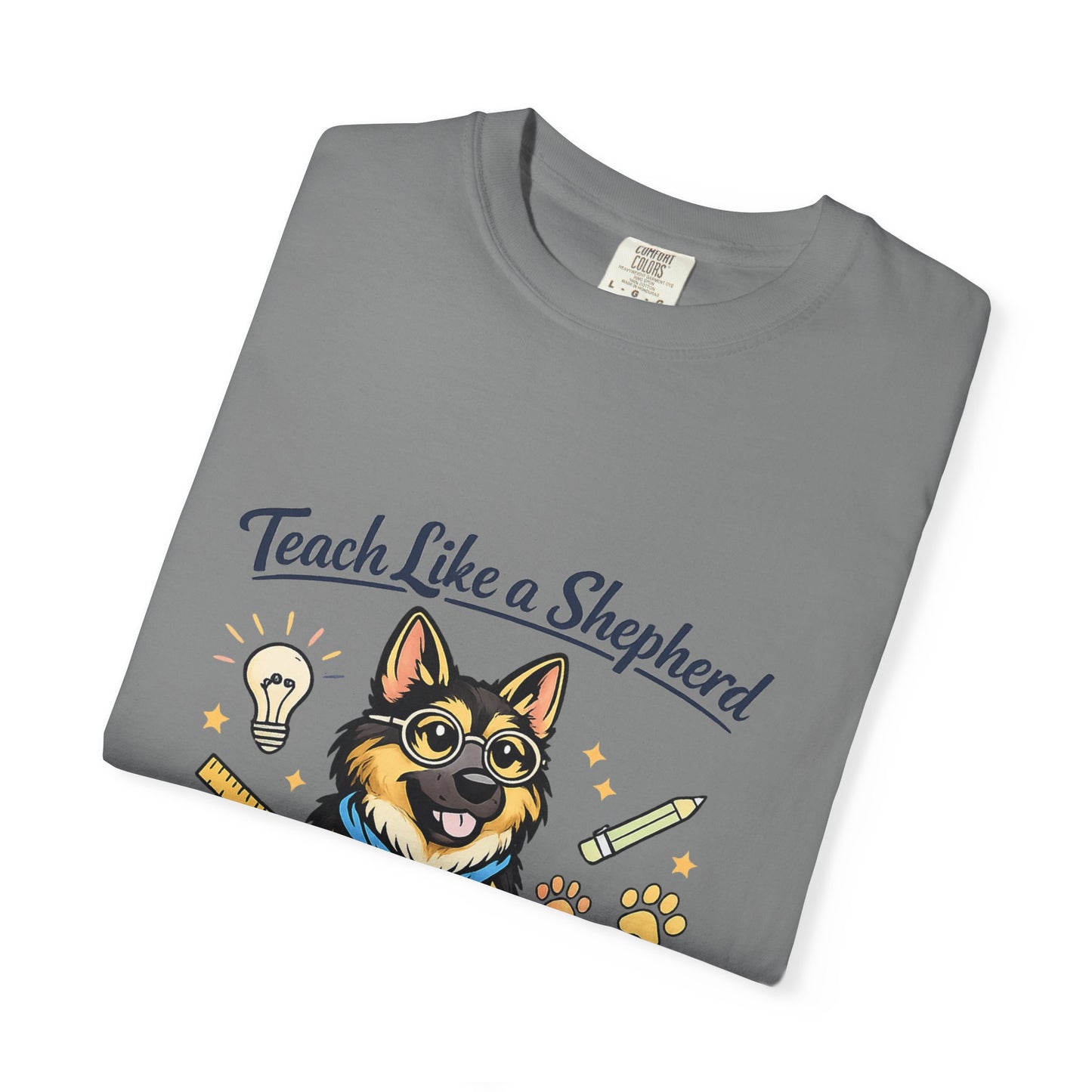Teacher Life German Shepherd T‑Shirt – Funny Back to School Dog Lover Tee | Classroom Educator Gift | Bella Canvas 3001