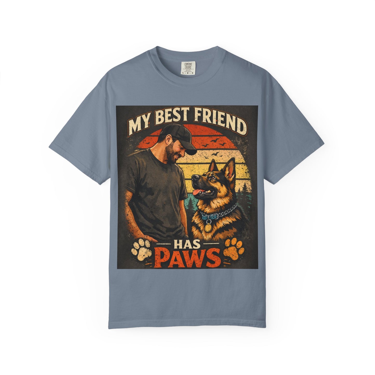 My Best Friend Has Paws T-Shirt | Dog Lover Graphic Tee