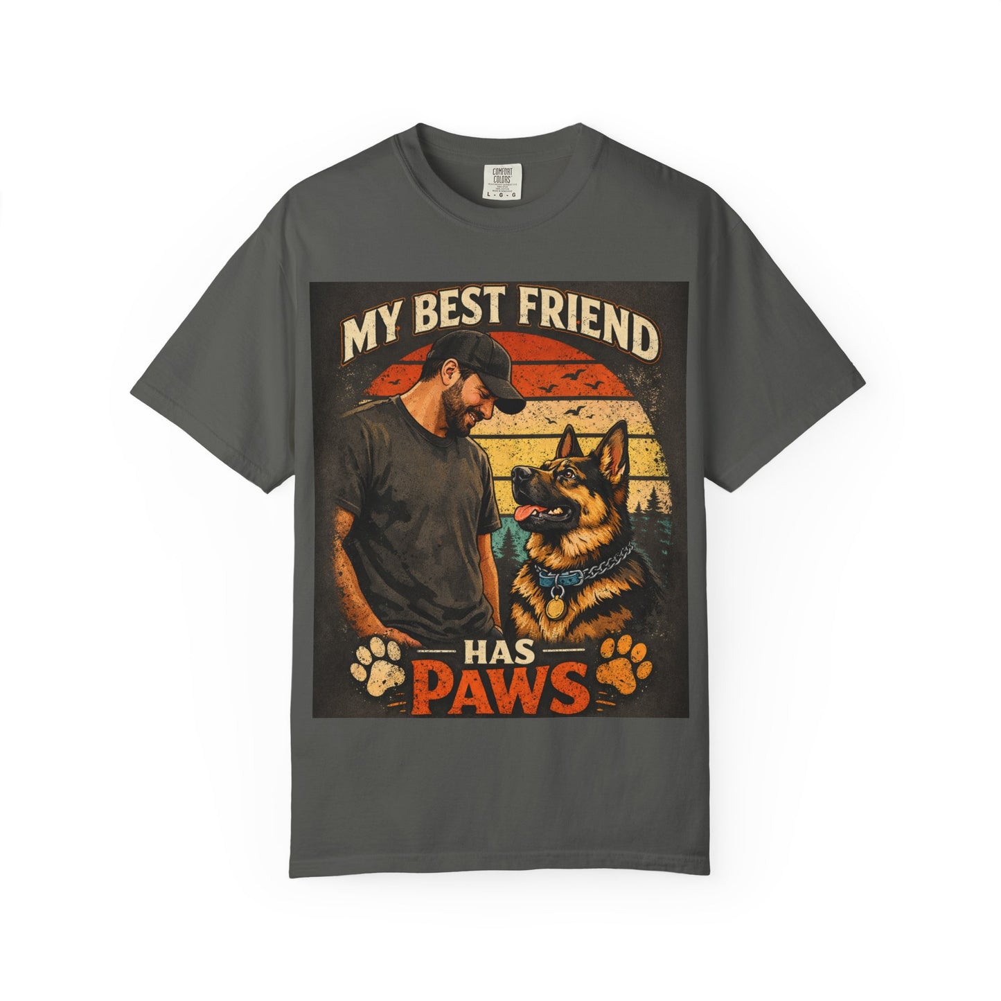 My Best Friend Has Paws T-Shirt | Dog Lover Graphic Tee