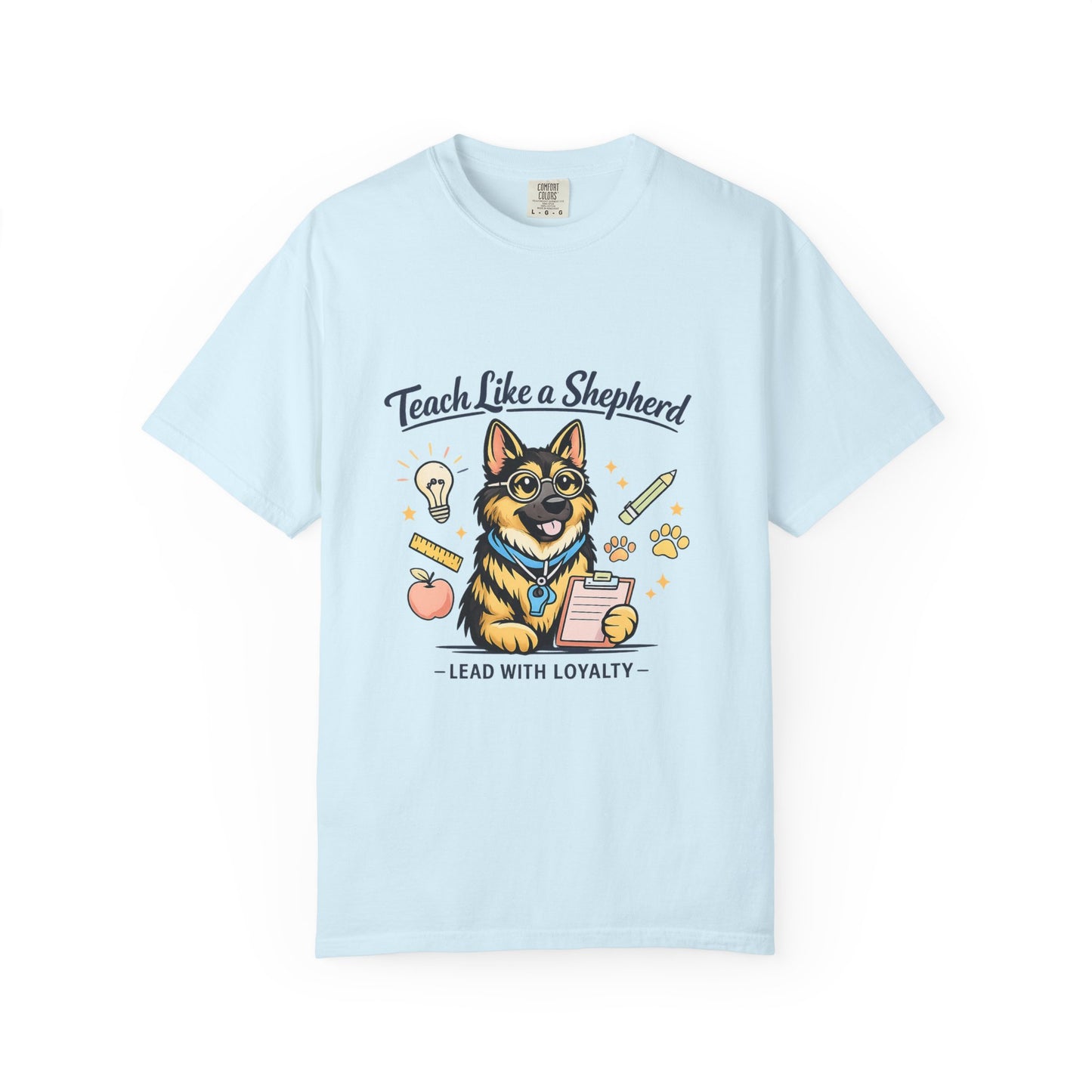 Teacher Life German Shepherd T‑Shirt – Funny Back to School Dog Lover Tee | Classroom Educator Gift | Bella Canvas 3001