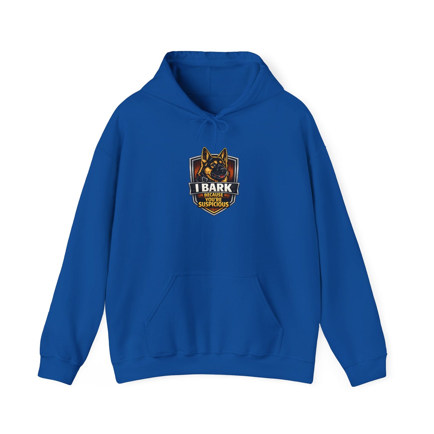 German Shepherd 'I Bark For My K9' Hoodie — Police K9 Dog Lover Sweatshirt