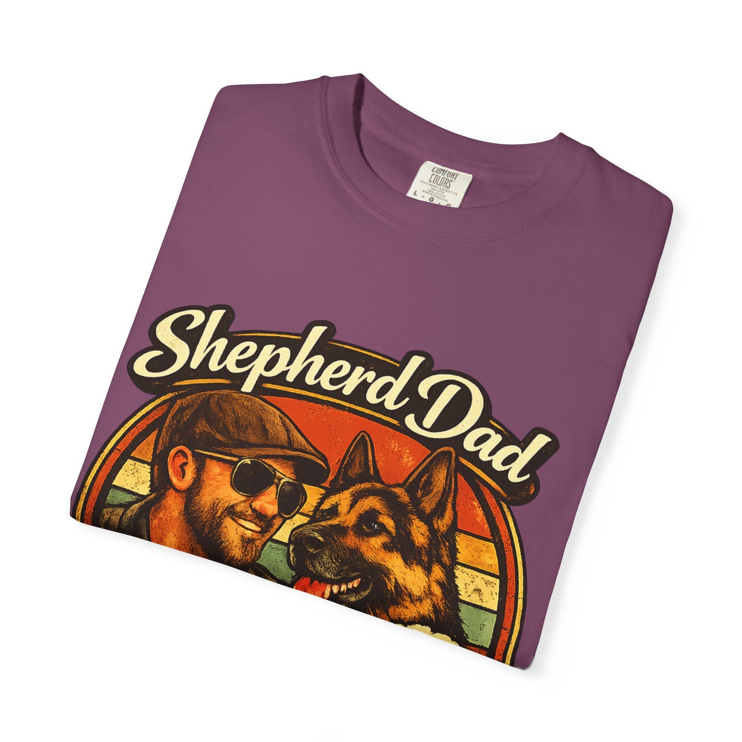 Shepherd Dad graphic T-Shirt | German Shepherd owner tee, dog lover shirt